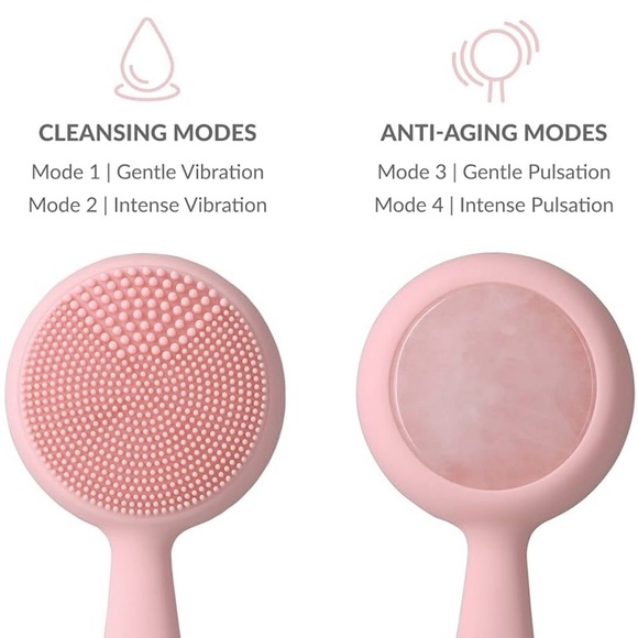 PMD Clean Pro Rose Quartz - NEW - Face Cleanser Brush - Picture 2 of 10
